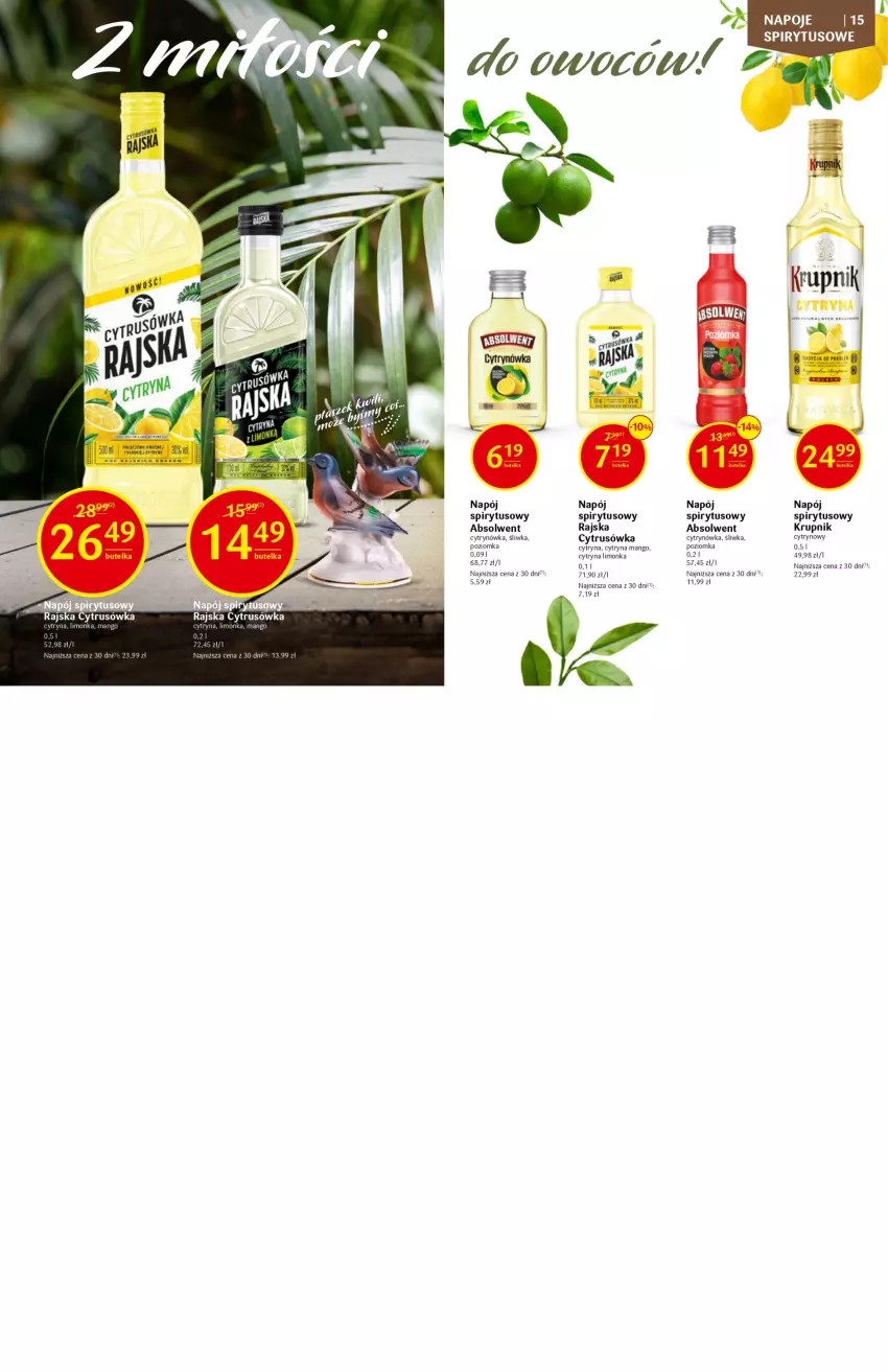 Gazetka promocyjna Delikatesy Centrum - Katalog alkoholowy DC06/07 - ważna 09.02 do 22.02.2023 - strona 8 - produkty: Krupnik, Limonka, Mango, Napój, Napoje