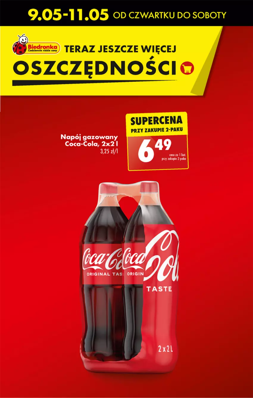 Gazetka promocyjna Biedronka - Od czwartku - ważna 09.05 do 15.05.2024 - strona 11 - produkty: Coca-Cola, Napój, Napój gazowany