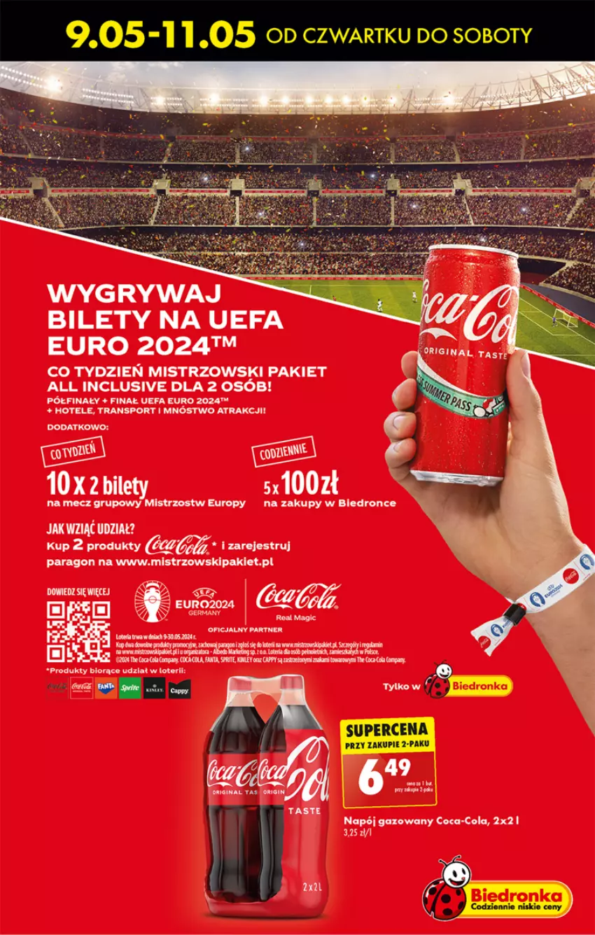 Gazetka promocyjna Biedronka - Od czwartku - ważna 09.05 do 15.05.2024 - strona 48 - produkty: Coca-Cola, Dron, Fa, Gry, Napój, Napój gazowany, Por, Sport, Tran