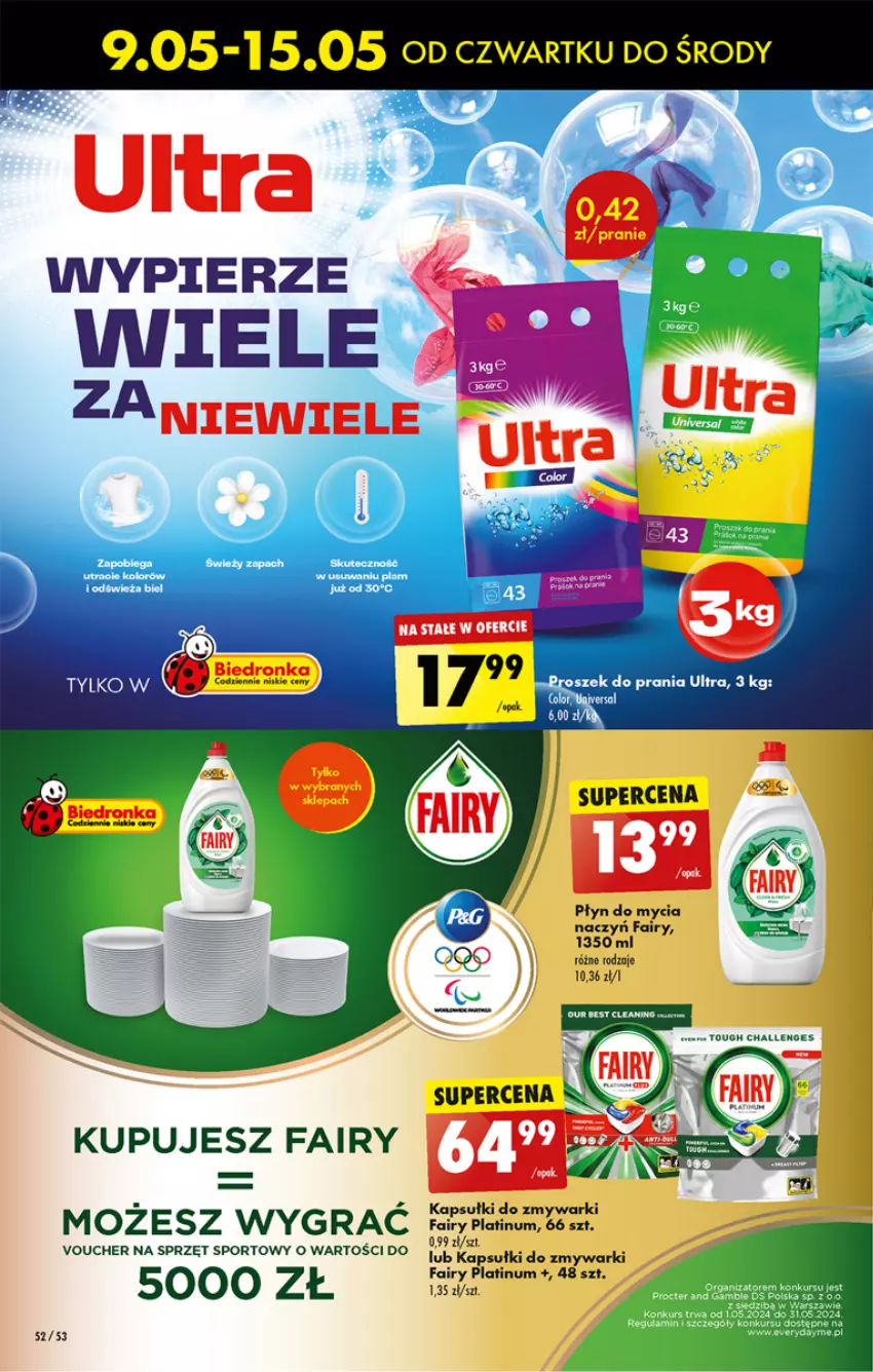 Gazetka promocyjna Biedronka - Od czwartku - ważna 09.05 do 15.05.2024 - strona 56 - produkty: Dron, Fa, Fairy, Gra, Płyn do mycia, Por, Sport, Zmywarki