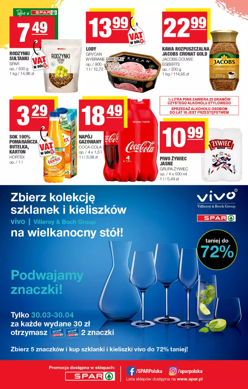 Gazetka promocyjna Spar - Spar - ważna 11.04 do 21.04.2022 - strona 4 - produkty: Gra, Lanki, Napój, Piwa, Sok, Stół