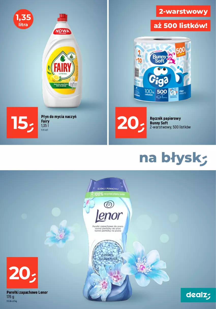 Gazetka promocyjna Dealz - MAKE A DEALZ - ważna 18.01 do 24.01.2024 - strona 27 - produkty: Do mycia naczyń, Fa, Fairy, Finish, Lenor, Papier, Perełki zapachowe, Płyn do mycia, Płyn do mycia naczyń, Ręcznik, Tablet, Tabletki do zmywarki, Zmywarki