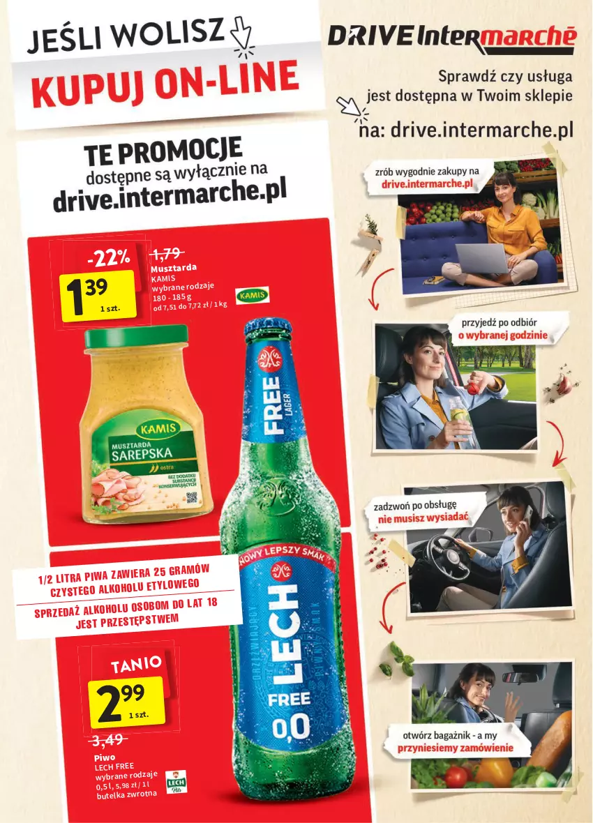 Gazetka promocyjna Intermarche - ważna 03.03 do 09.03.2022 - strona 36 - produkty: Kamis, Mus, Musztarda, Piwo