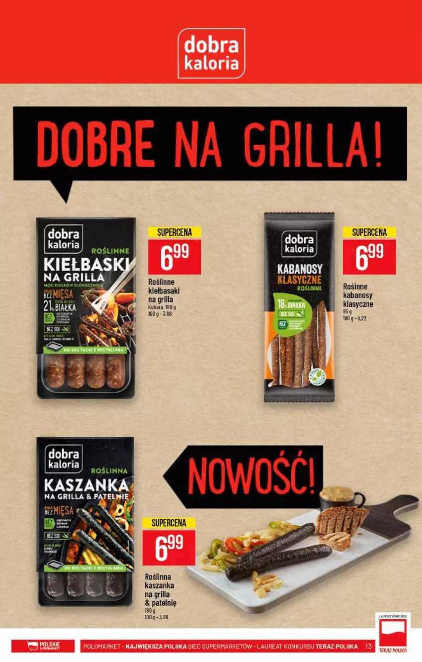 Gazetka promocyjna PoloMarket - Gazetka promocyjna  r - ważna 05.05 do 11.05.2021 - strona 13 - produkty: Fa, Grill, Kabanos, Kasza, Kaszanka