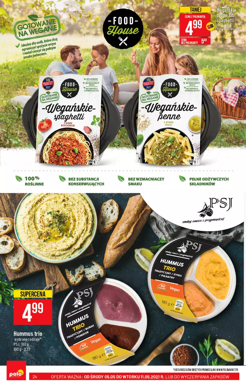 Gazetka promocyjna PoloMarket - Gazetka promocyjna  r - ważna 05.05 do 11.05.2021 - strona 24 - produkty: Hummus, Mus, Ser