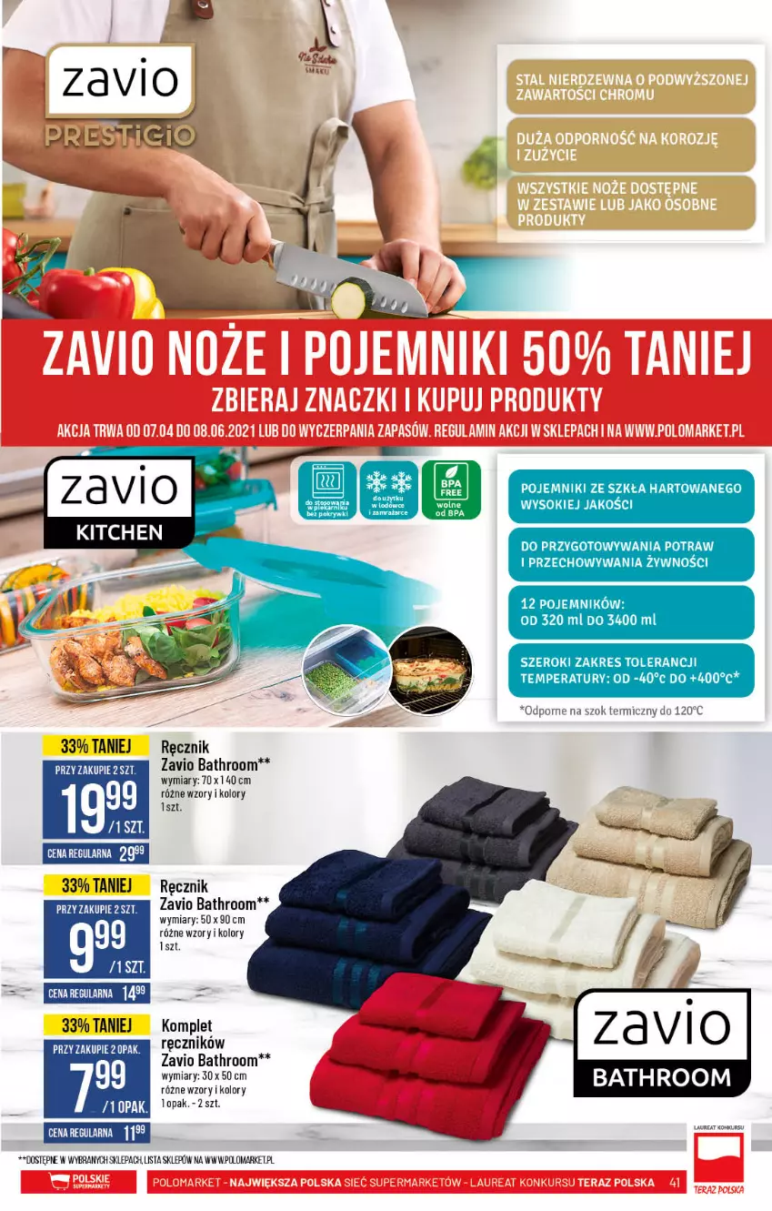 Gazetka promocyjna PoloMarket - Gazetka promocyjna  r - ważna 05.05 do 11.05.2021 - strona 41 - produkty: Pojemnik, Por, Ręcznik