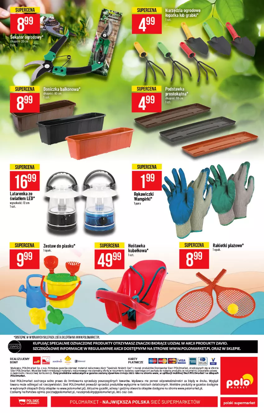 Gazetka promocyjna PoloMarket - Gazetka promocyjna  r - ważna 05.05 do 11.05.2021 - strona 47 - produkty: Dres, Gra, Huśtawka, Latarenka, Mobil, Sok