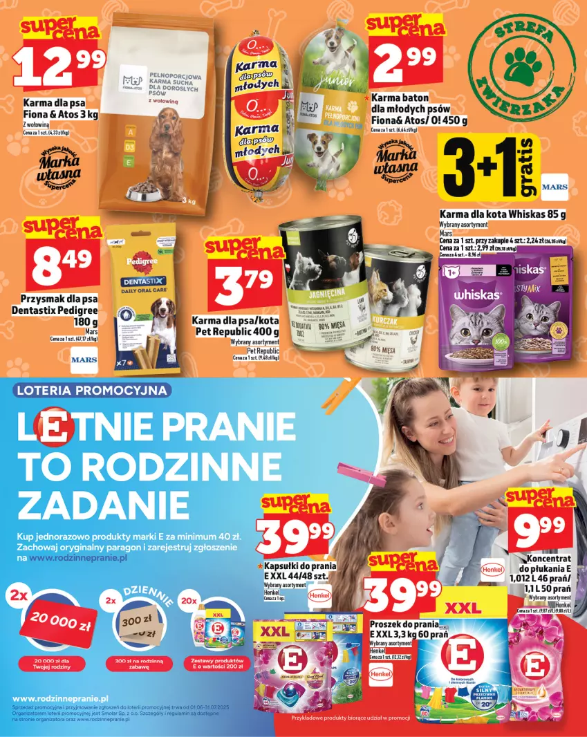 Gazetka promocyjna Topaz - Gazetka - ważna 12.06 do 18.06.2025 - strona 21 - produkty: Baton, Kapsułki do prania, Mars, Oleo, Pedigree, Proszek do prania, Przysmak dla psa, Tera, Waga, Whiskas