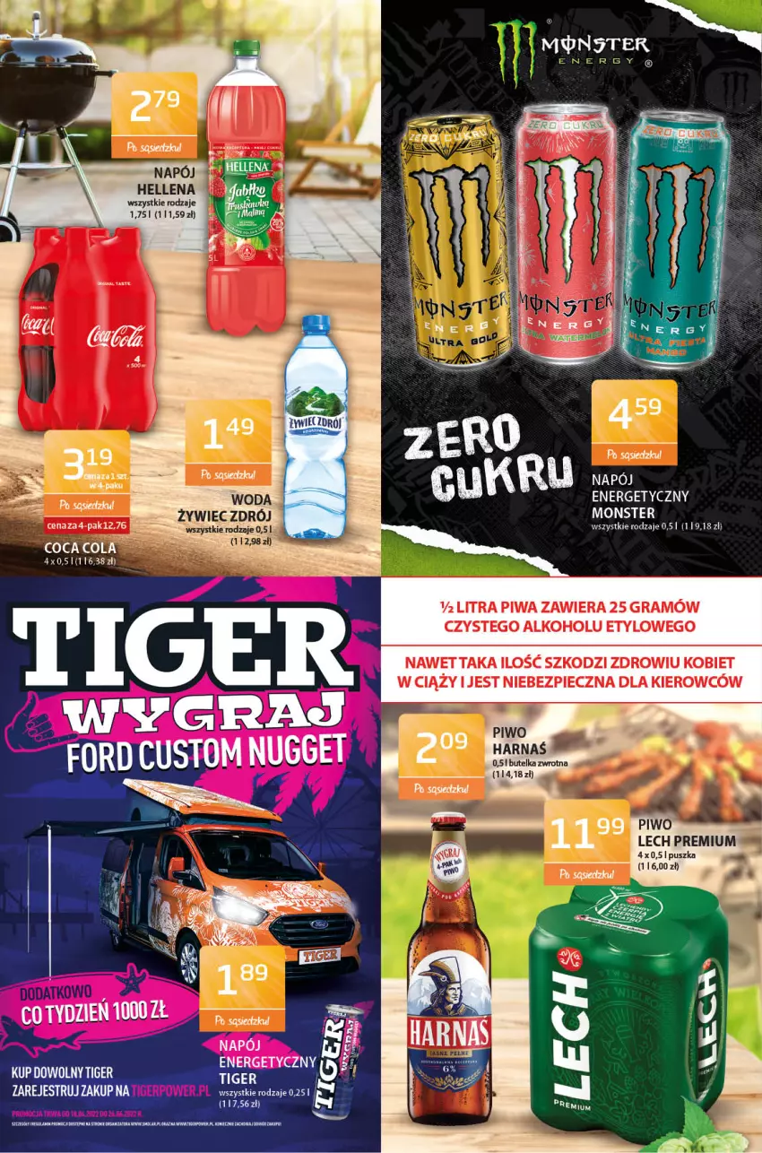 Gazetka promocyjna ABC - Gazetka - ważna 06.05 do 19.05.2022 - strona 6 - produkty: Gra, Harnaś, Hellena, Lech Premium, Napój, Piec, Piwa, Piwo