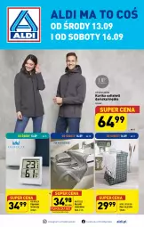 Gazetka promocyjna Aldi - Artykuły przemysłowe i tekstylia - Gazetka - ważna od 16.09 do 16.09.2023 - strona 1 - produkty: Gra, Kurtka, Kosz, Ręcznik, Kurtka softshell, Fa