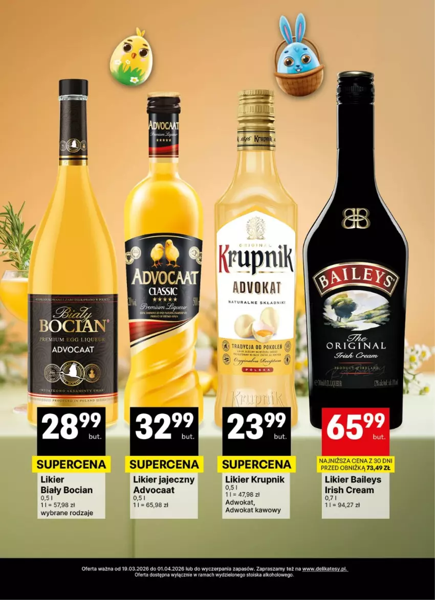 Gazetka promocyjna Delikatesy Centrum - Delibarek DC12-DC13 - ważna 19.03 do 01.04.2026 - strona 13 - produkty: Krupnik, Likier, Likier jajeczny, Rama