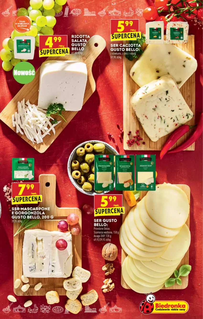 Gazetka promocyjna Biedronka - W tym tygodniu - ważna 16.09 do 22.09.2021 - strona 31 - produkty: Bell, Caciotta, Gorgonzola, LG, Ser