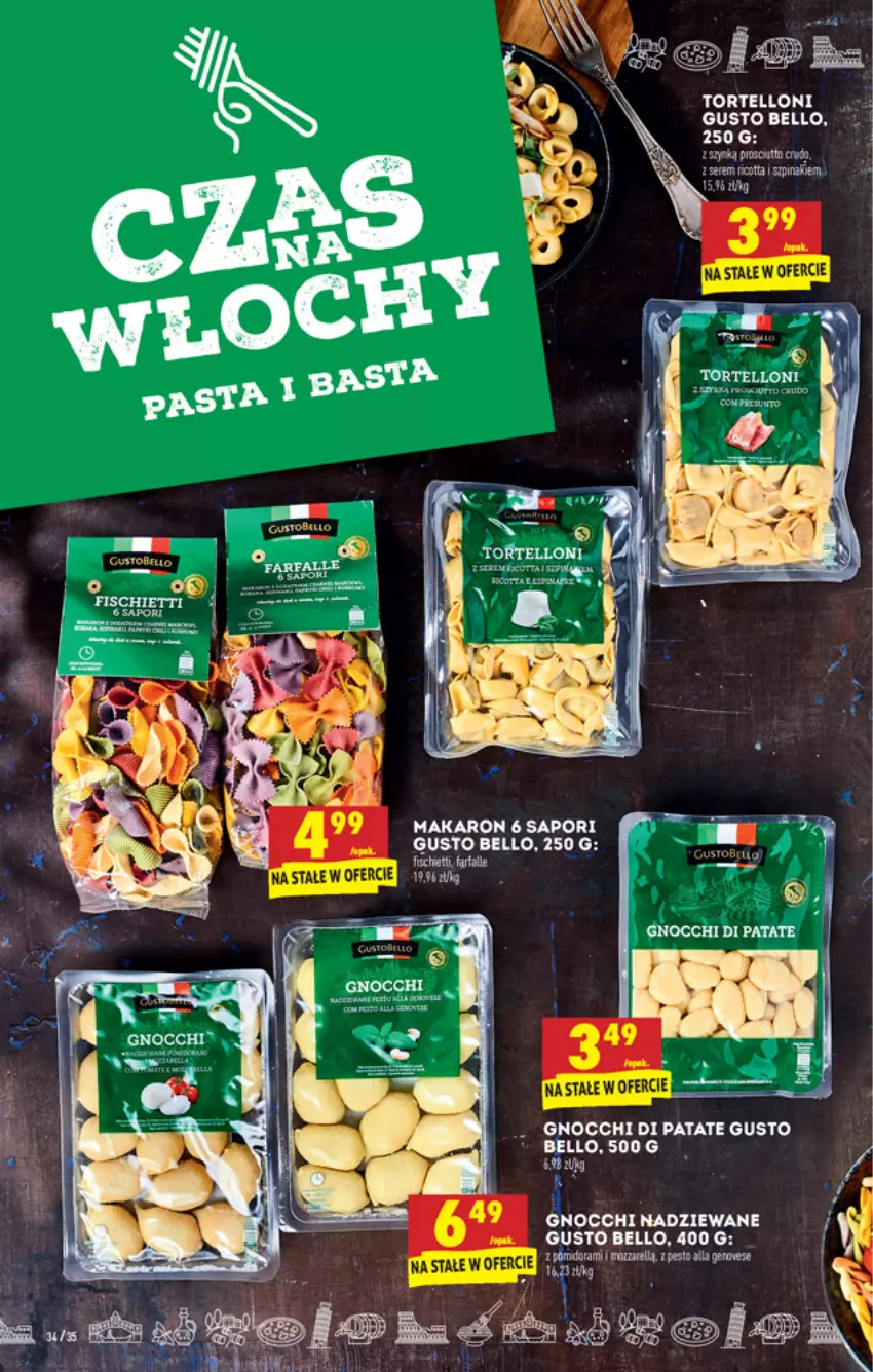 Gazetka promocyjna Biedronka - W tym tygodniu - ważna 16.09 do 22.09.2021 - strona 34 - produkty: Bell, Fa, LG, Makaron, Pesto, Por, Tortelloni