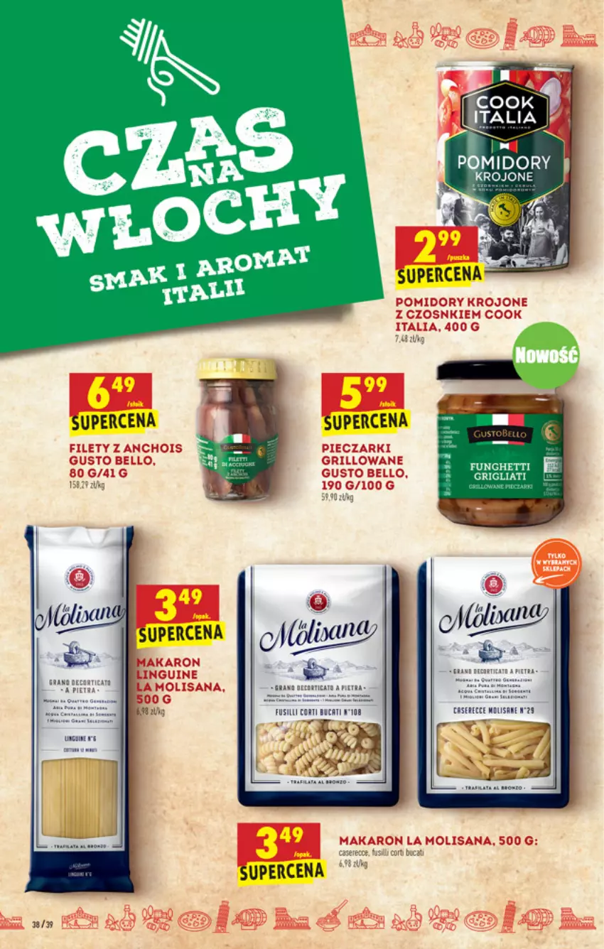 Gazetka promocyjna Biedronka - W tym tygodniu - ważna 16.09 do 22.09.2021 - strona 38 - produkty: Bell, Grill, Isana, LG, Makaron, Piec, Pomidory, Pomidory krojone, Ser