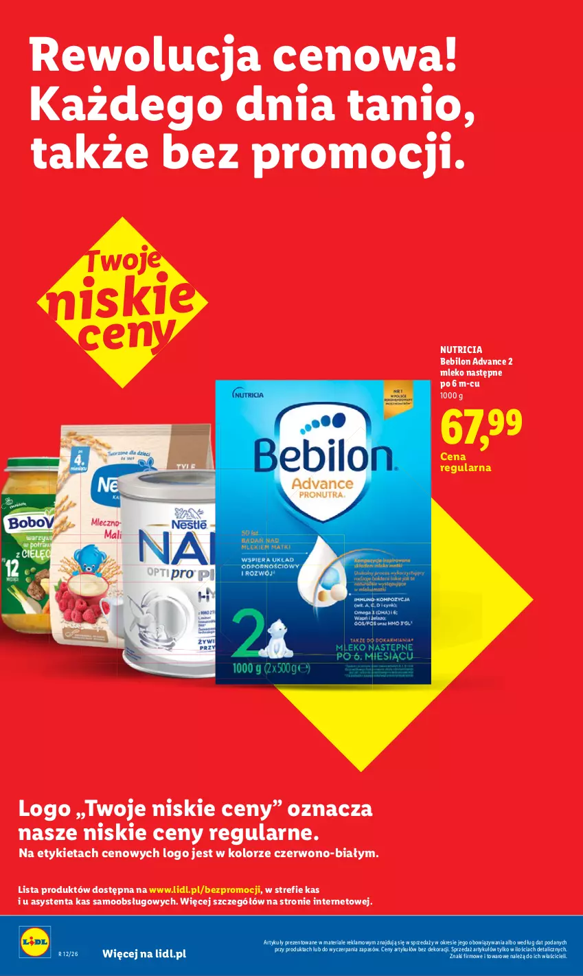 Gazetka promocyjna Lidl - Rewolucja cenowa! - ważna 03.07 do 31.07.2026 - strona 32 - produkty: BEBILON, Mleko, O nas
