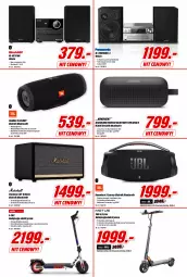 Gazetka promocyjna Media Markt - Gazetka Media Markt - Gazetka - ważna od 15.08 do 15.08.2023 - strona 6 - produkty: Por, Głośnik, Mikrofon, Lack, Głośnik bluetooth, Hulajnoga, Hulajnoga elektryczna, Akumulator