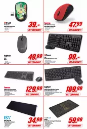 Gazetka promocyjna Media Markt - Gazetka Media Markt - Gazetka - ważna od 15.08 do 15.08.2023 - strona 9 - produkty: Por, Klawiatura, Podkładka, Mysz bezprzewodowa, Silan, Mysz, Bateria, Podkładka pod mysz, Waga, Podkład, K2