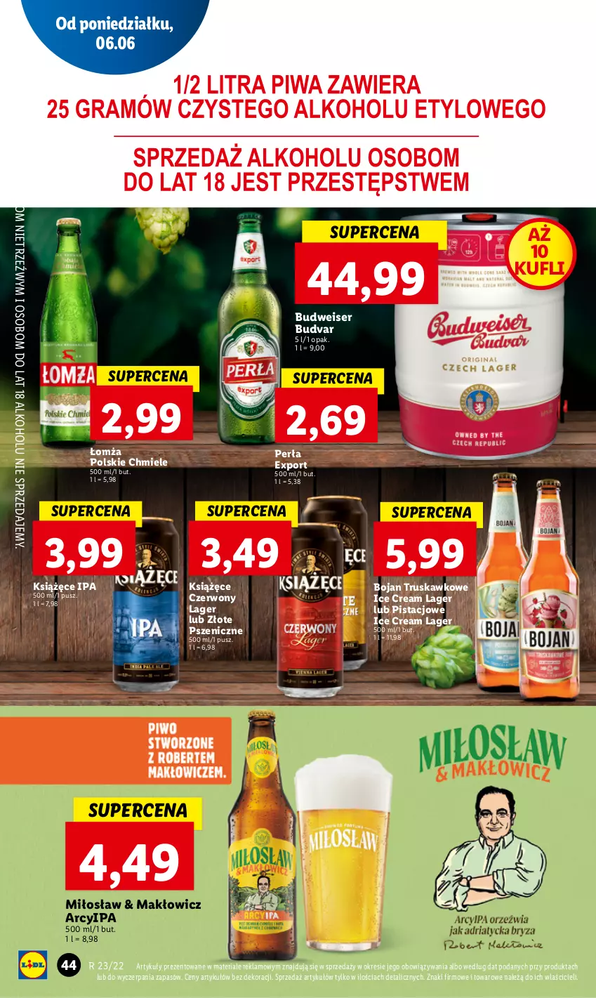 Gazetka promocyjna Lidl - GAZETKA - ważna 06.06 do 08.06.2022 - strona 44 - produkty: Książęce, Perła, Por, Ser