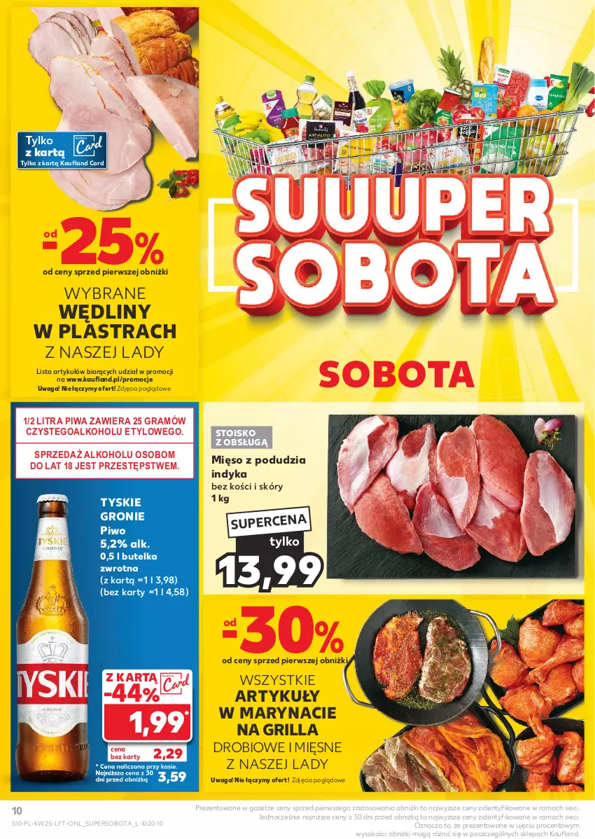 Gazetka promocyjna Kaufland - Gazetka tygodnia - ważna 20.06 do 26.06.2024 - strona 10 - produkty: Goal, Gra, Grill, Mięso, Piwa, Piwo, Rama, Sok, Tyskie, Waga