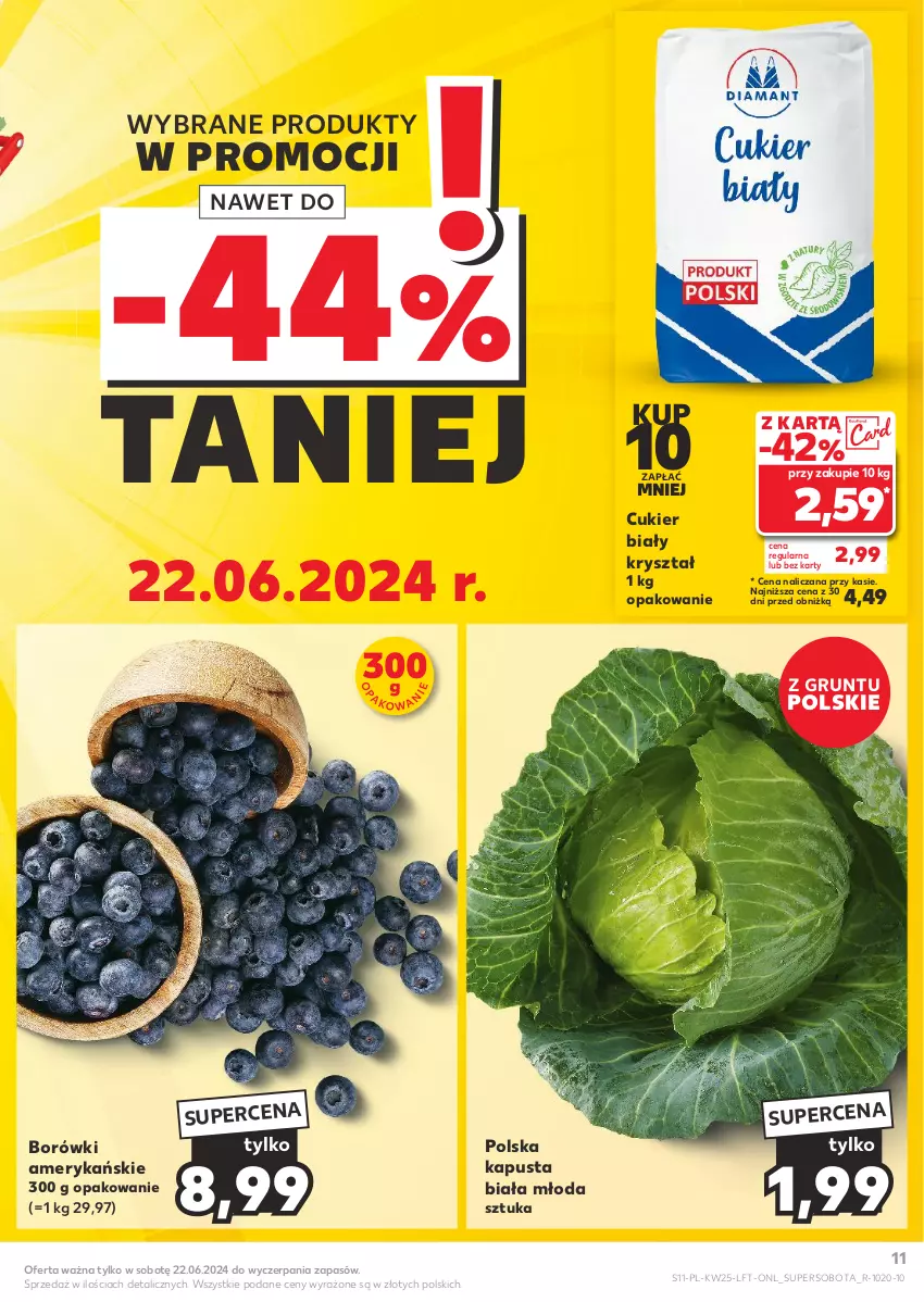 Gazetka promocyjna Kaufland - Gazetka tygodnia - ważna 20.06 do 26.06.2024 - strona 11 - produkty: Cukier, Grunt