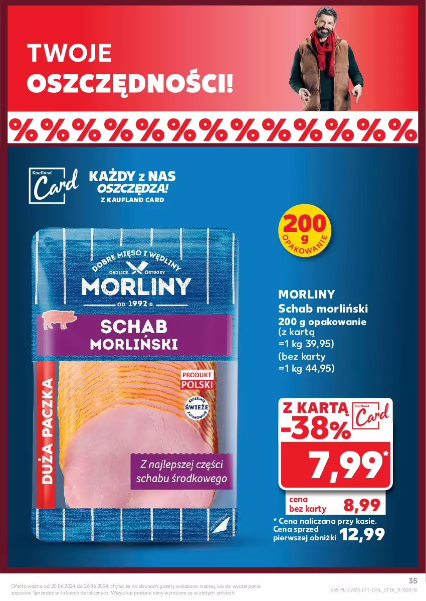 Gazetka promocyjna Kaufland - Gazetka tygodnia - ważna 20.06 do 26.06.2024 - strona 35 - produkty: Morliny, Stek