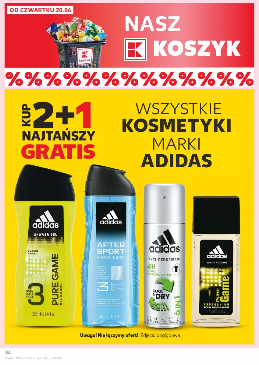 Gazetka promocyjna Kaufland - Gazetka tygodnia - ważna 20.06 do 26.06.2024 - strona 54 - produkty: Adidas, Gra, Kosz, Waga