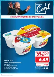 Gazetka promocyjna Kaufland - Gazetka tygodnia - Gazetka - ważna od 26.06 do 26.06.2024 - strona 38 - produkty: Ser, Rolmlecz, Serek homogenizowany, Serek