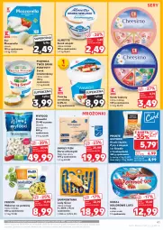 Gazetka promocyjna Kaufland - Gazetka tygodnia - Gazetka - ważna od 26.06 do 26.06.2024 - strona 41 - produkty: Mozzarella, Serek wiejski, Makaron, Frosta, Top, Ser, Twaróg, Piątnica, Lody, Serek, Knedle, Krewetki, Twój Smak, Dorsz, Almette, Fa