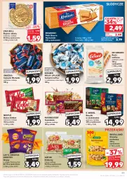 Gazetka promocyjna Kaufland - Gazetka tygodnia - Gazetka - ważna od 26.06 do 26.06.2024 - strona 49 - produkty: Krakus, Cheetos, Ser, Cukier, Bell, Dr Gerard, Chipsy, Herbatniki, Czekolada, Rurki, Baton, E. Wedel, Cukierki, Artur, Lay’s, Krakuski, Krakersy, Nestlé, Bakalland, Michałki, Baryłki