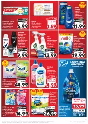 Gazetka promocyjna Kaufland - Gazetka tygodnia - Gazetka - ważna od 26.06 do 26.06.2024 - strona 9 - produkty: Colgate Total, Mus, Cif, Coccolino, Spray do czyszczenia, Papier, Zawieszki, Rexona, Bref, Dezodorant, Proszek do prania, Surf, Pasta do zębów, Papier toaletowy, Płyn do płukania, Mydło, Sidolux, Colgate, Kapsułki do prania, Luksja, Nivea, LG