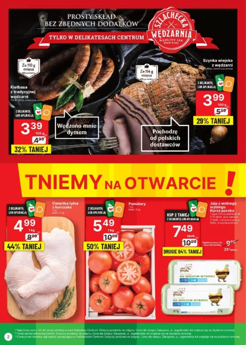 Gazetka promocyjna Delikatesy Centrum - ważna 30.11 do 06.12.2023 - strona 2 - produkty: Rum, Szynka