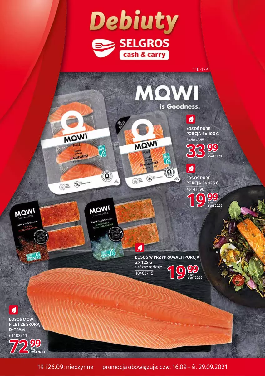 Gazetka promocyjna Selgros - Debiuty w Selgros - ważna 16.09 do 29.09.2021 - strona 1 - produkty: Por, Pur