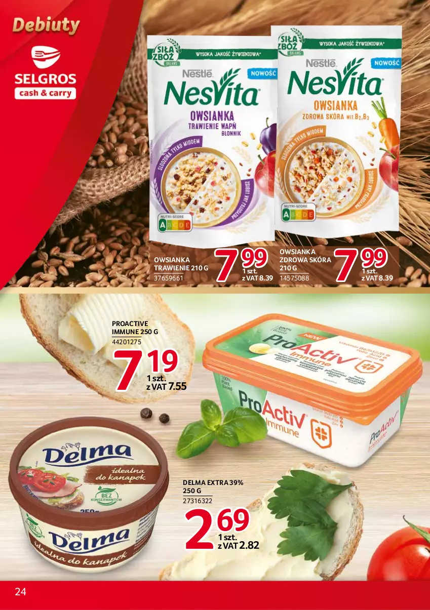 Gazetka promocyjna Selgros - Debiuty w Selgros - ważna 16.09 do 29.09.2021 - strona 24 - produkty: Delma, Owsianka