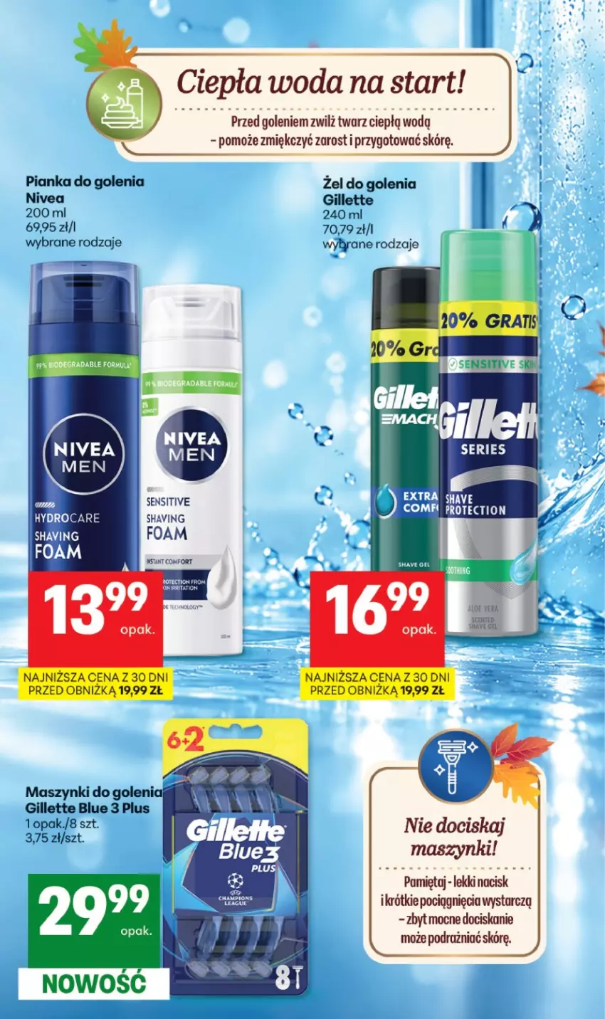 Gazetka promocyjna Delikatesy Centrum - Katalog Lato DC38-DC39 - ważna 17.09 do 30.09.2026 - strona 15 - produkty: Gillette, Gra, Nivea, Pianka do golenia, Pociąg