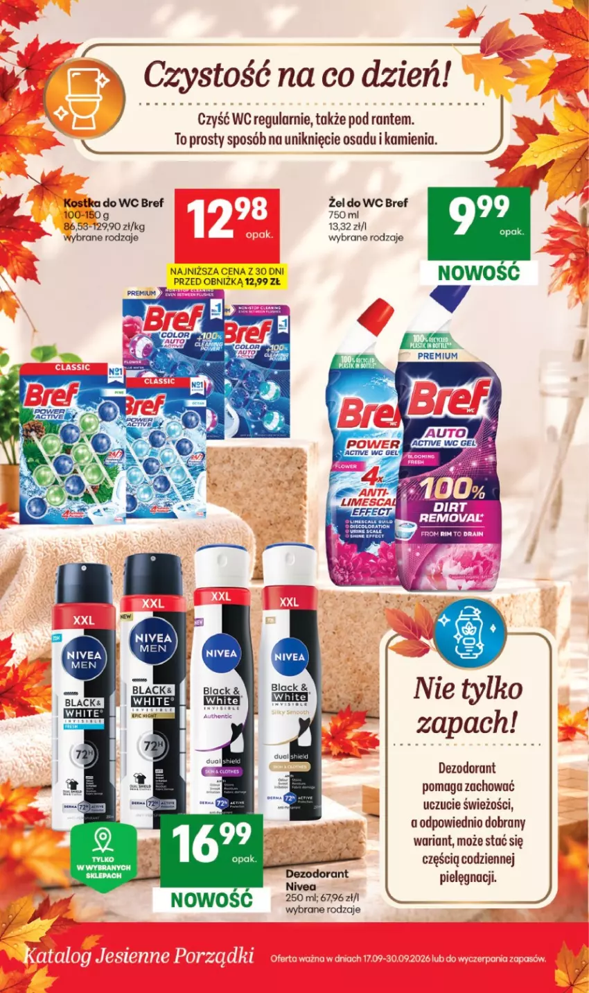 Gazetka promocyjna Delikatesy Centrum - Katalog Lato DC38-DC39 - ważna 17.09 do 30.09.2026 - strona 20 - produkty: Bref, Dezodorant, Kostka do wc, Lack, LG, Nivea