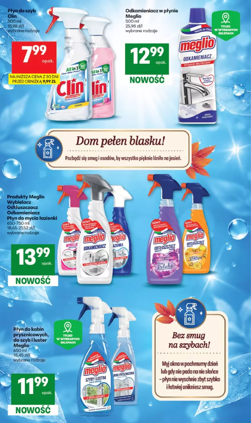 Gazetka promocyjna Delikatesy Centrum - Katalog Lato DC38-DC39 - ważna 17.09 do 30.09.2026 - strona 4 - produkty: Clin, Odkamieniacz, Odtłuszczacz, Płyn do mycia, Płyn do szyb