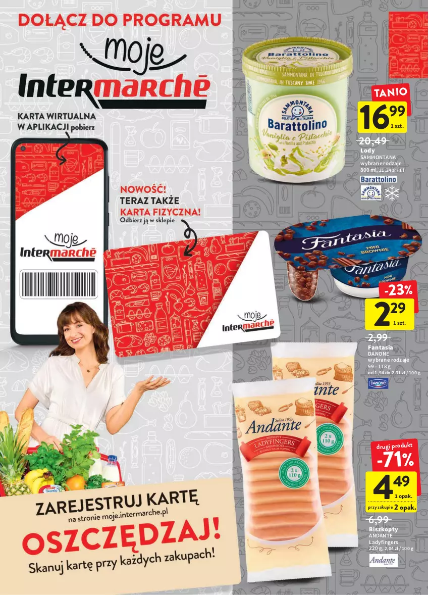 Gazetka promocyjna Intermarche - Dzień Dziecka - ważna 02.06 do 08.06.2022 - strona 12 - produkty: Biszkopty, Danone, Fa, Fanta, Lody