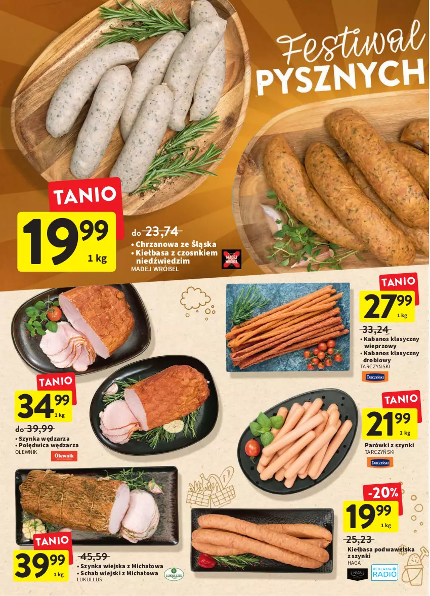 Gazetka promocyjna Intermarche - Dzień Dziecka - ważna 02.06 do 08.06.2022 - strona 16 - produkty: Chrzan, Kabanos, Kiełbasa, Kiełbasa podwawelska, Madej Wróbel, Olewnik, Parówki, Parówki z szynki, Polędwica, Szynka, Tarczyński, Wawel