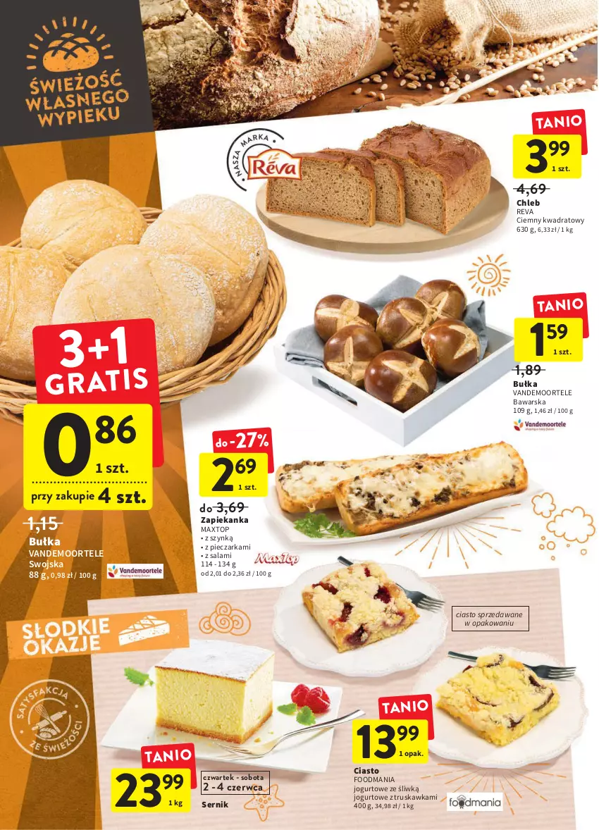 Gazetka promocyjna Intermarche - Dzień Dziecka - ważna 02.06 do 08.06.2022 - strona 22 - produkty: Bułka, Chleb, Jogurt, Piec, Pieczarka, Salami, Ser, Top, Zapiekanka