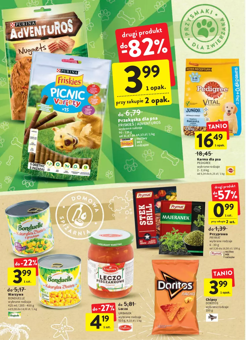 Gazetka promocyjna Intermarche - Dzień Dziecka - ważna 02.06 do 08.06.2022 - strona 30 - produkty: Bonduelle, Chipsy, Friskies, Pedigree, Prymat, Warzywa