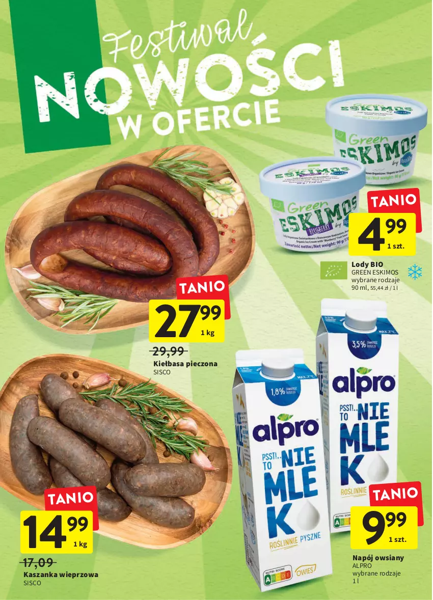 Gazetka promocyjna Intermarche - Dzień Dziecka - ważna 02.06 do 08.06.2022 - strona 32 - produkty: Alpro, Kasza, Kaszanka, Kiełbasa, Lody, Napój, Piec