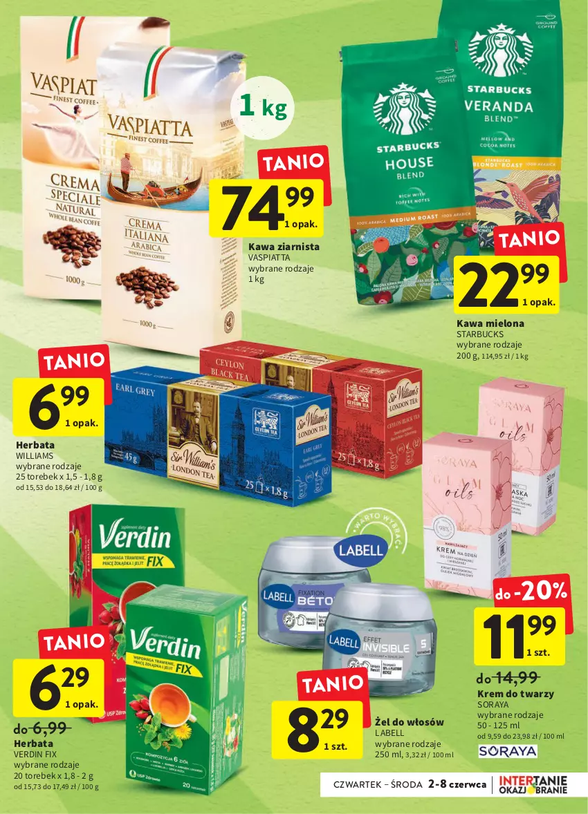 Gazetka promocyjna Intermarche - Dzień Dziecka - ważna 02.06 do 08.06.2022 - strona 33 - produkty: Bell, Herbata, Iams, Kawa, Kawa mielona, Kawa ziarnista, Krem do twarzy