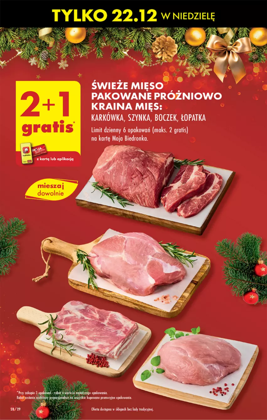 Gazetka promocyjna Biedronka - Od poniedzialku - ważna 23.12 do 28.12.2024 - strona 34 - produkty: Boczek, Dron, Gra, Mięso, Szynka