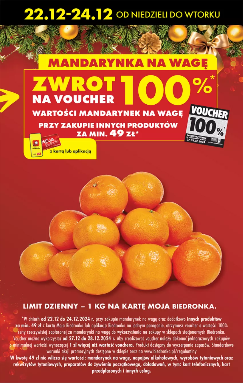 Gazetka promocyjna Biedronka - Od poniedzialku - ważna 23.12 do 28.12.2024 - strona 5 - produkty: Dron, Fa, Mandarynki, Telefon