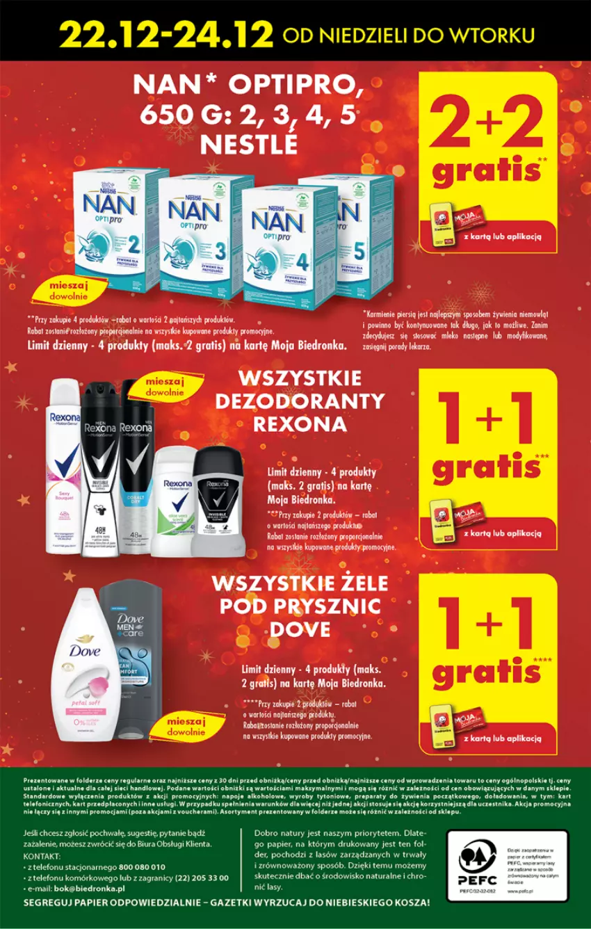 Gazetka promocyjna Biedronka - Od poniedzialku - ważna 23.12 do 28.12.2024 - strona 74 - produkty: AEG, Dezodorant, Dove, Dron, Fa, Gra, Kosz, Napoje, Papier, Por, Rexona, Telefon