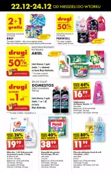 Gazetka promocyjna Biedronka - Od poniedzialku - Gazetka - ważna od 28.12 do 28.12.2024 - strona 65 - produkty: Domestos, Por, Coccolino, Zawieszki, Bref, Lovela, Persil, Dron, Odplamiacz, Mleczko, Płyn do płukania, Perwoll, Vanish, Ariel, Kapsułki do prania, Fa