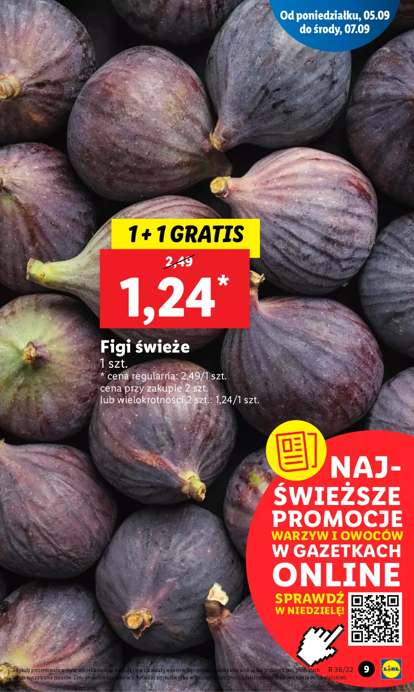 Gazetka promocyjna Lidl - GAZETKA - ważna 05.09 do 07.09.2022 - strona 11 - produkty: Figi, Gra