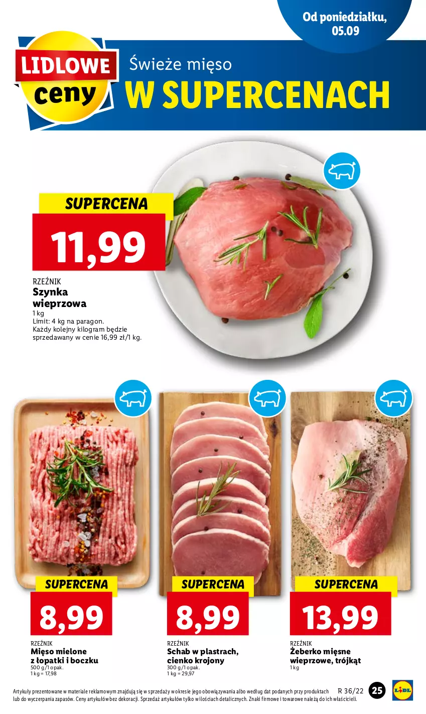 Gazetka promocyjna Lidl - GAZETKA - ważna 05.09 do 07.09.2022 - strona 29 - produkty: Gra, Mięso, Mięso mielone, Olej, Szynka, Szynka wieprzowa