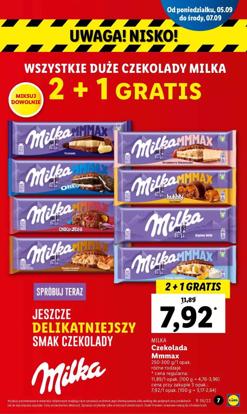 Gazetka promocyjna Lidl - GAZETKA - ważna 05.09 do 07.09.2022 - strona 9 - produkty: Czekolada, Gra, Milka, Waga