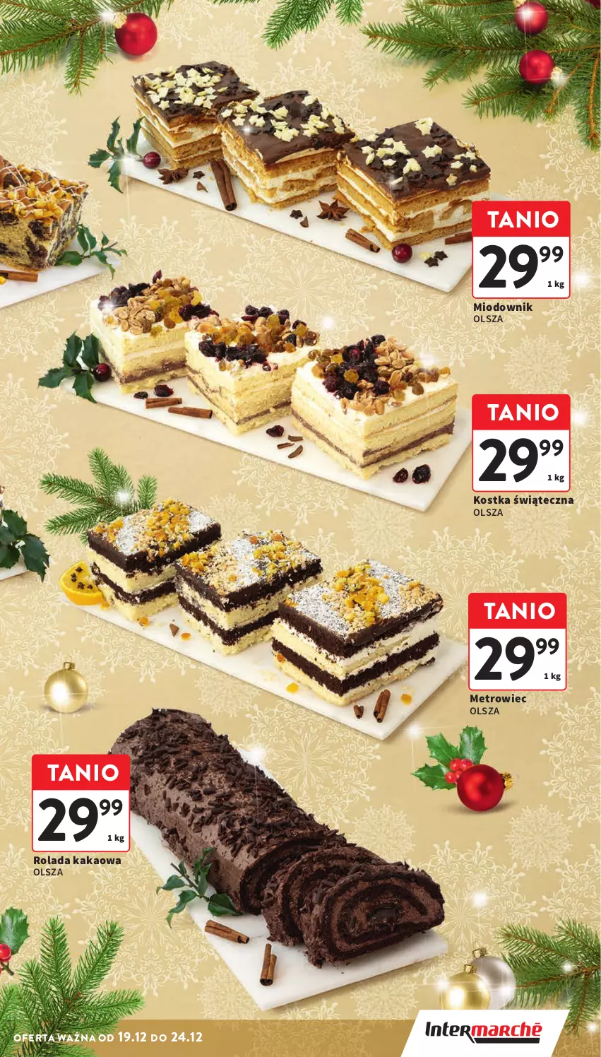 Gazetka promocyjna Intermarche - Gazetka Intermarche - ważna 19.12 do 24.12.2024 - strona 15 - produkty: Kakao, Metro, Rolada